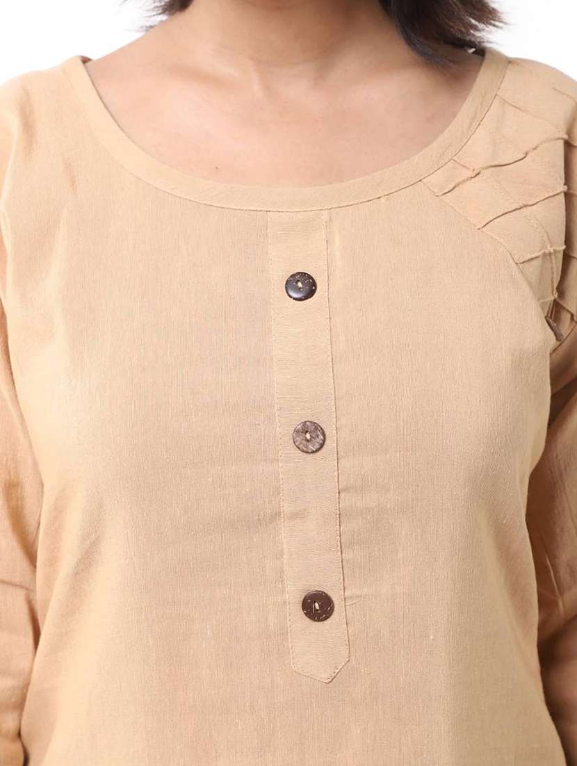 Women Pack Of 2 Three Quarter Sleeve Straight Kurta - 22588571 -  Standard Image - 3