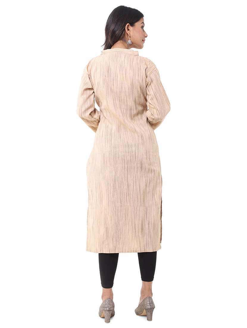 Women Pack Of 2 Three Quarter Sleeve Straight Kurta - 22588585 -  Standard Image - 3