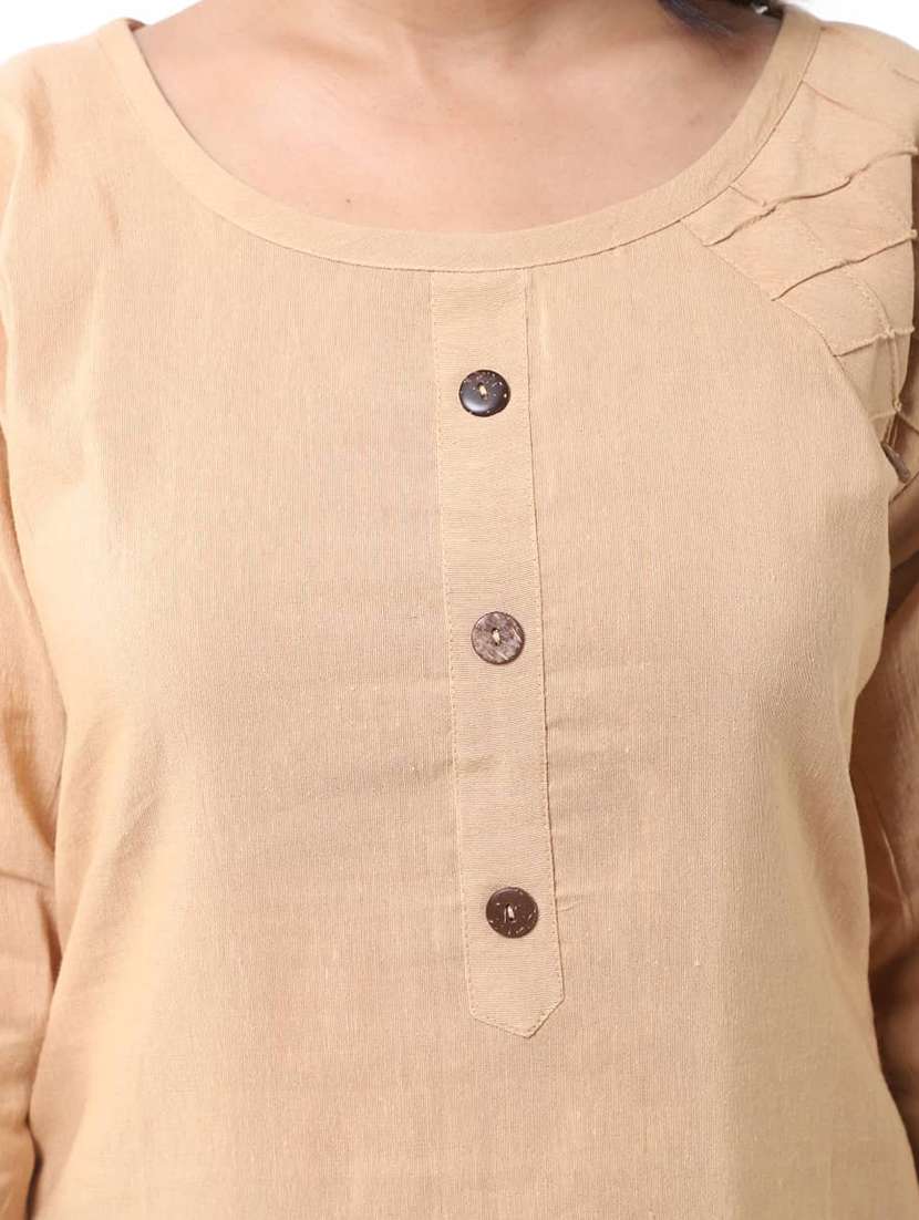 Women Pack Of 2 Solid Three Quarter Sleeves Straight Kurta - 22588595 -  Standard Image - 3