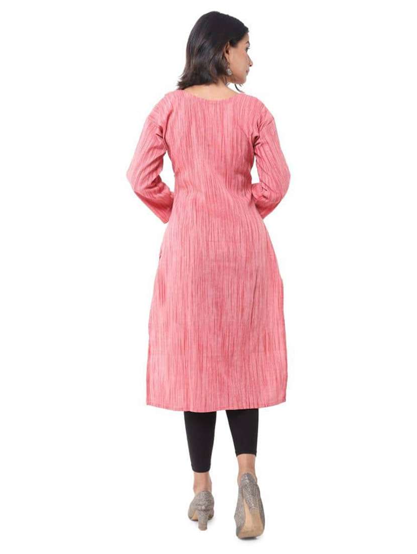 Women Pack Of 2 Three Quarter Sleeve Straight Kurta - 22588616 -  Standard Image - 3