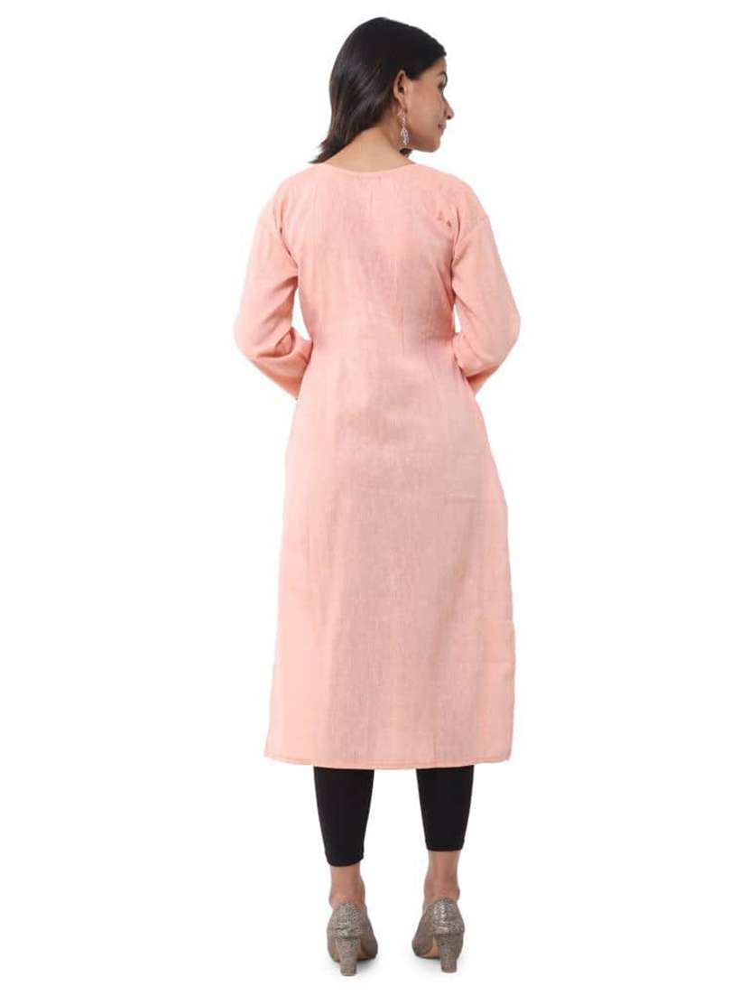 Women Pack Of 2 Three Quarter Sleeve Straight Kurta - 22588635 -  Standard Image - 3