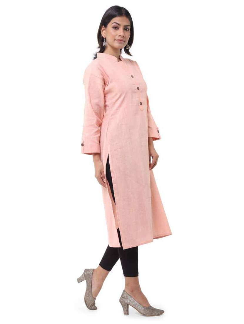 Women Pack Of 2 Three Quarter Sleeve Straight Kurta - 22588635 -  Standard Image - 5