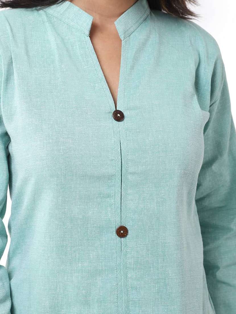 Women Pack Of 2 Three Quarter Sleeve Straight Kurta - 22588661 -  Standard Image - 3