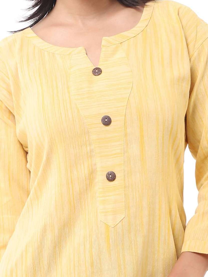 Women Pack Of 2 Solid Three Quarter Sleeves Straight Kurta - 22588694 -  Standard Image - 3