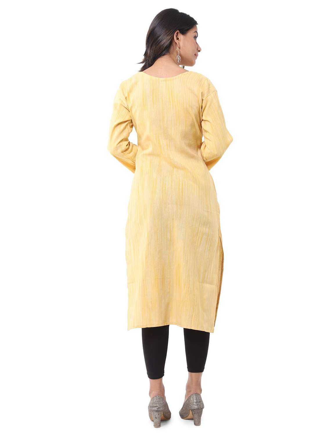 Women Pack Of 2 Three Quarter Sleeve Straight Kurta - 22588837 -  Standard Image - 3