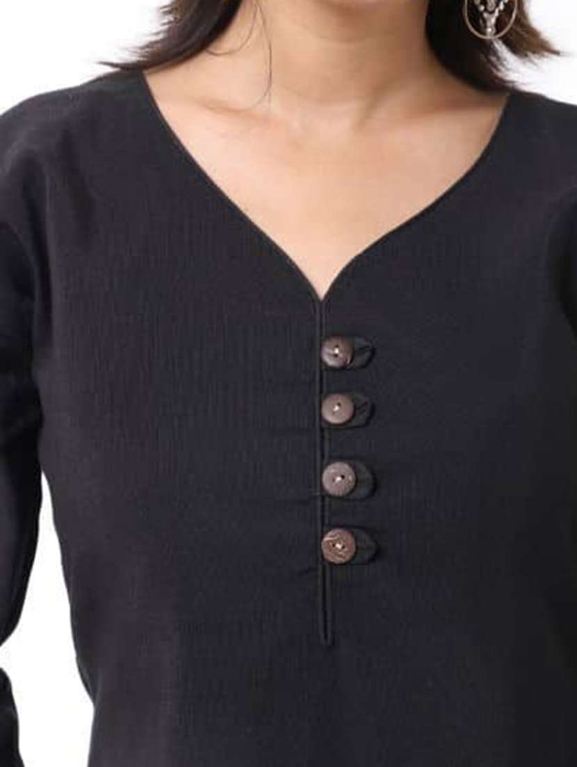 Women Pack Of 2 Three Quarter Sleeve Straight Kurta - 22588868 -  Standard Image - 3