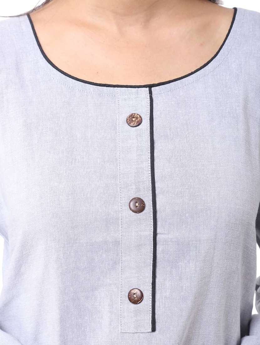 Women Pack Of 2 Three Quarter Sleeve Straight Kurta - 22588926 -  Standard Image - 3