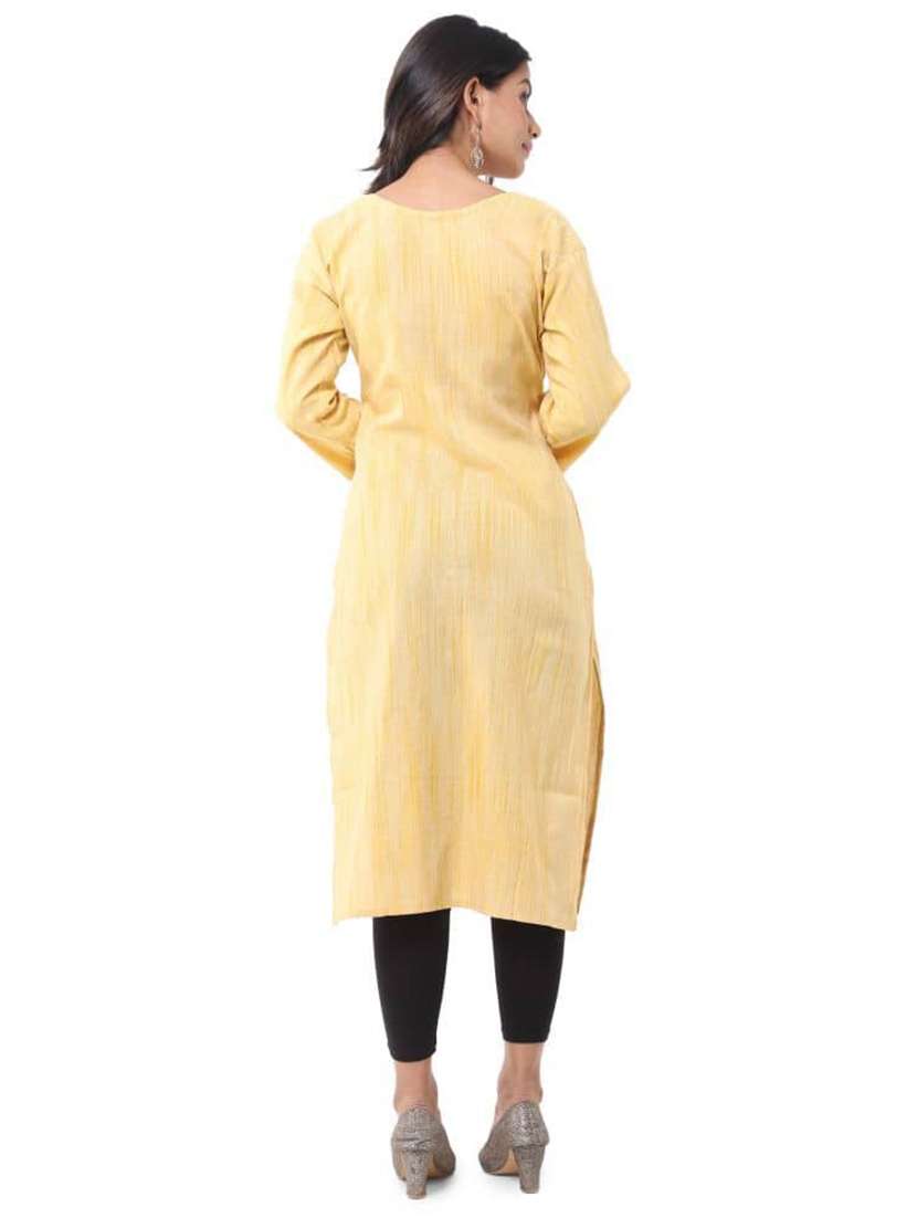 Women Pack Of 2 Three Quarter Sleeve Straight Kurta - 22588960 -  Standard Image - 5