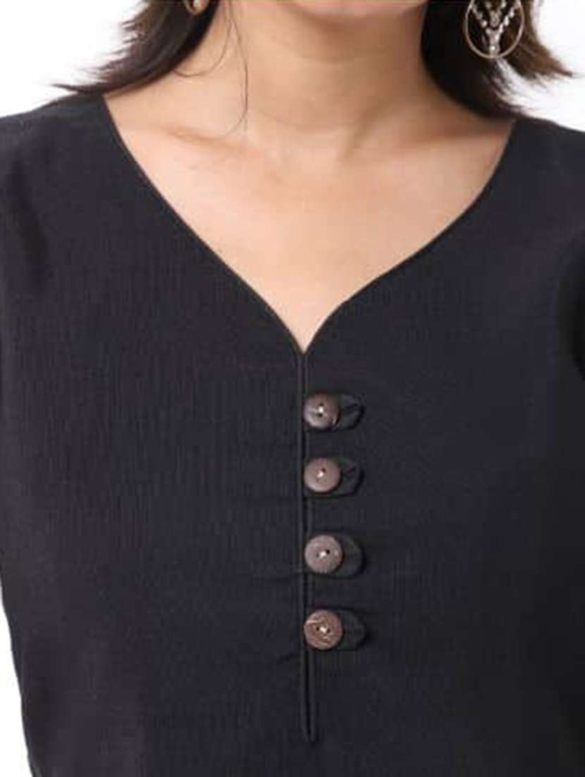 women pack of 2 three quarter sleeve straight kurta - 22589014 -  Standard Image - 3