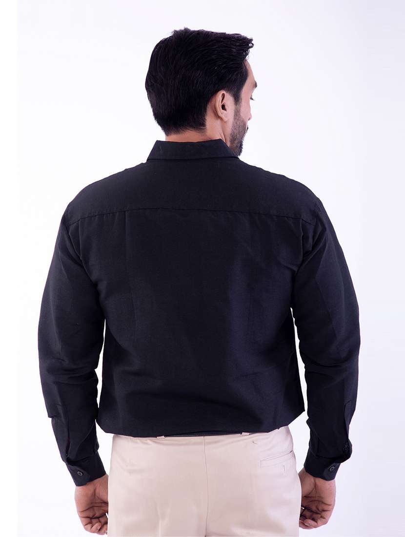 Men Pack Of 2 Solid Long Sleeves Regular Fit Shirt - 22589081 -  Standard Image - 5