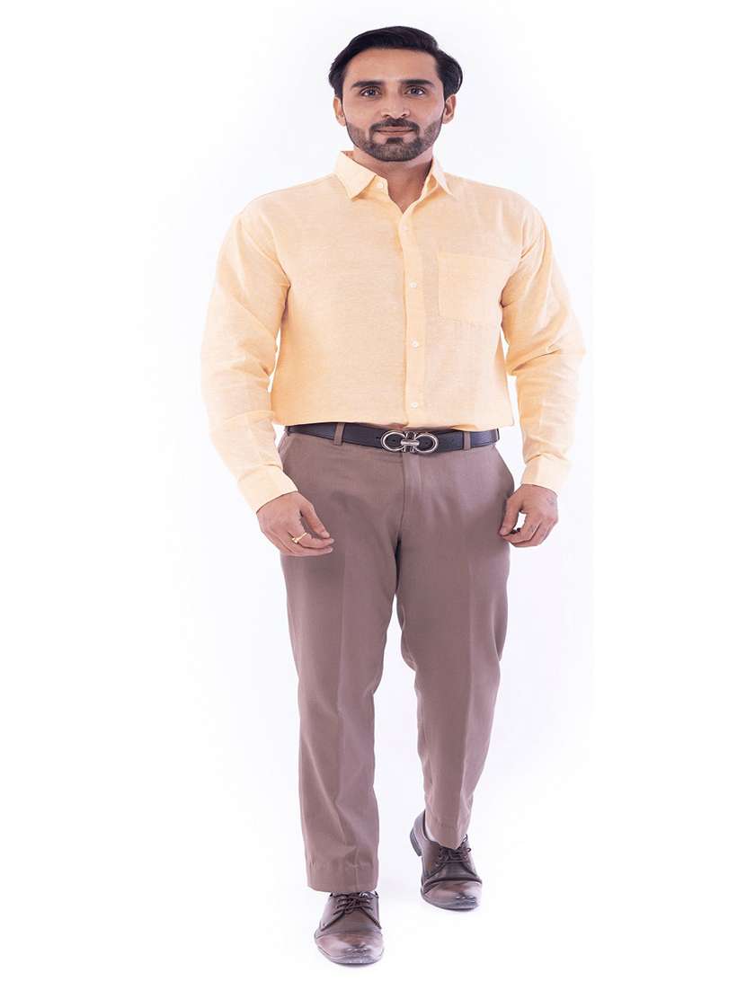 Men Pack Of 2 Solid Long Sleeves Regular Fit Shirt - 22589094 -  Standard Image - 3