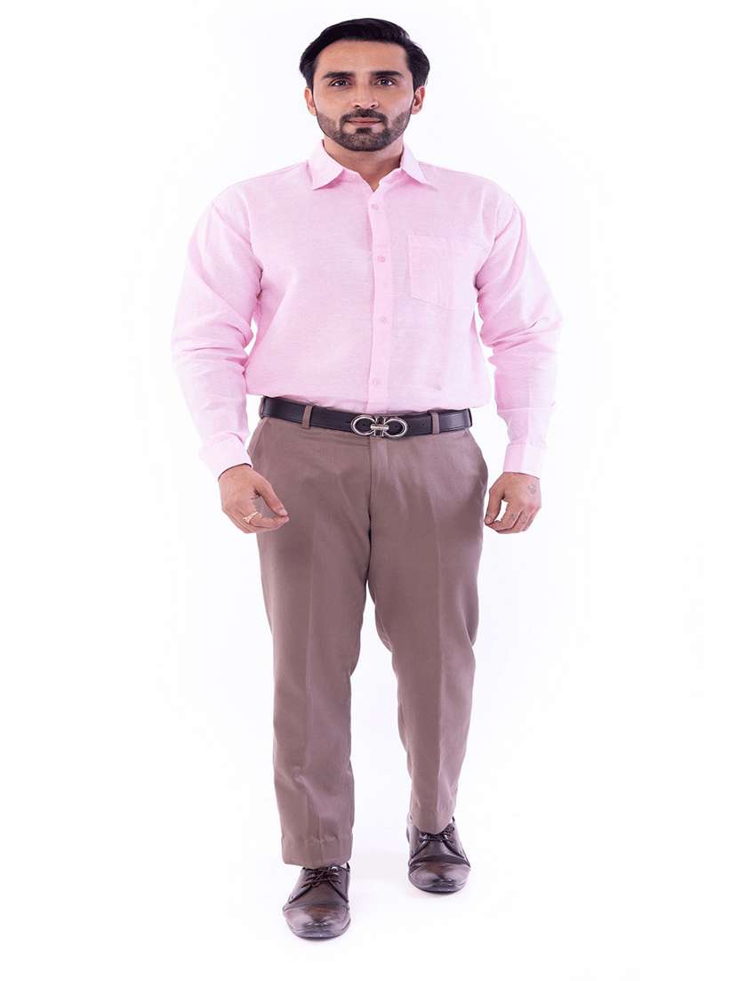 men pack of 2 solid long sleeves regular fit shirt - 22589097 -  Standard Image - 3