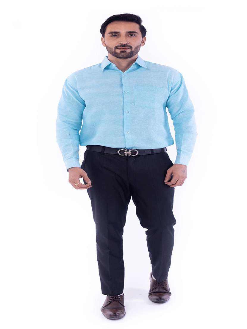 Men Pack Of 2 Solid Long Sleeves Regular Fit Shirt - 22589098 -  Standard Image - 3