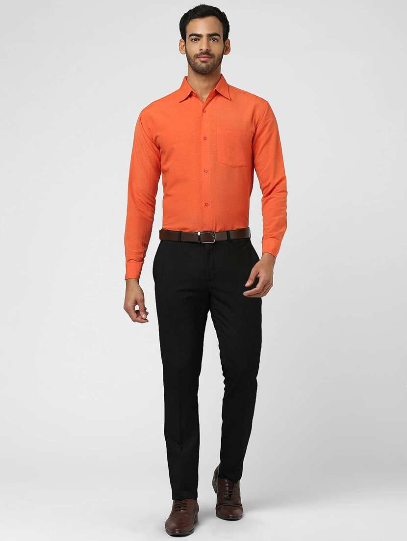 Men Pack Of 2 Solid Long Sleeves Regular Fit Shirt - 22589179 -  Standard Image - 3