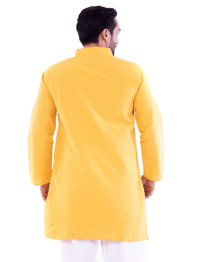 Men Pack Of 2 Solid Mandarin Neck Kurta - 22589396 -  Standard Image - 5