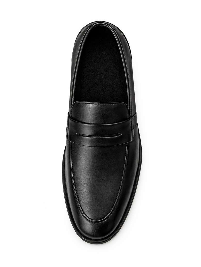 Men Solid Slip On Formal Shoes - 22589811 -  Standard Image - 3