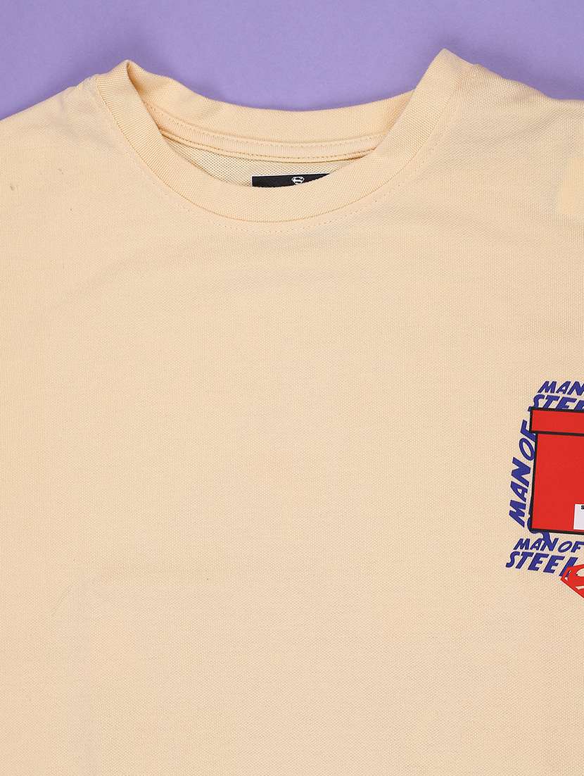 Boys Printed Short Sleeves Regular Fit T-shirt - 22589923 -  Standard Image - 3