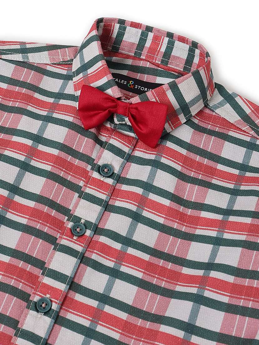 Boys Printed Long Sleeves Regular Fit Shirt - 22590177 -  Standard Image - 3