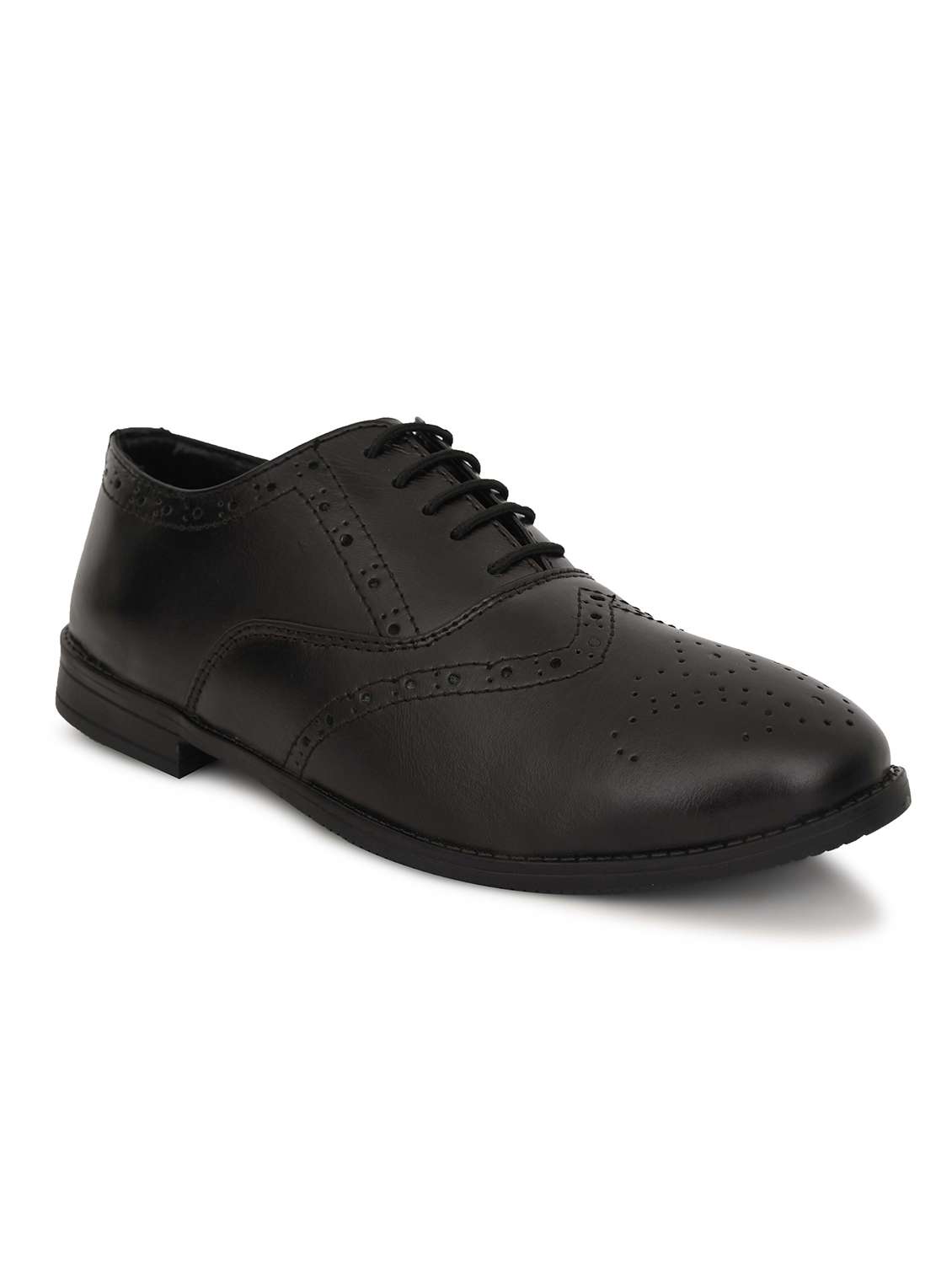 Men Textured Lace Up Oxford Shoes - 22590326 -  Standard Image - 3