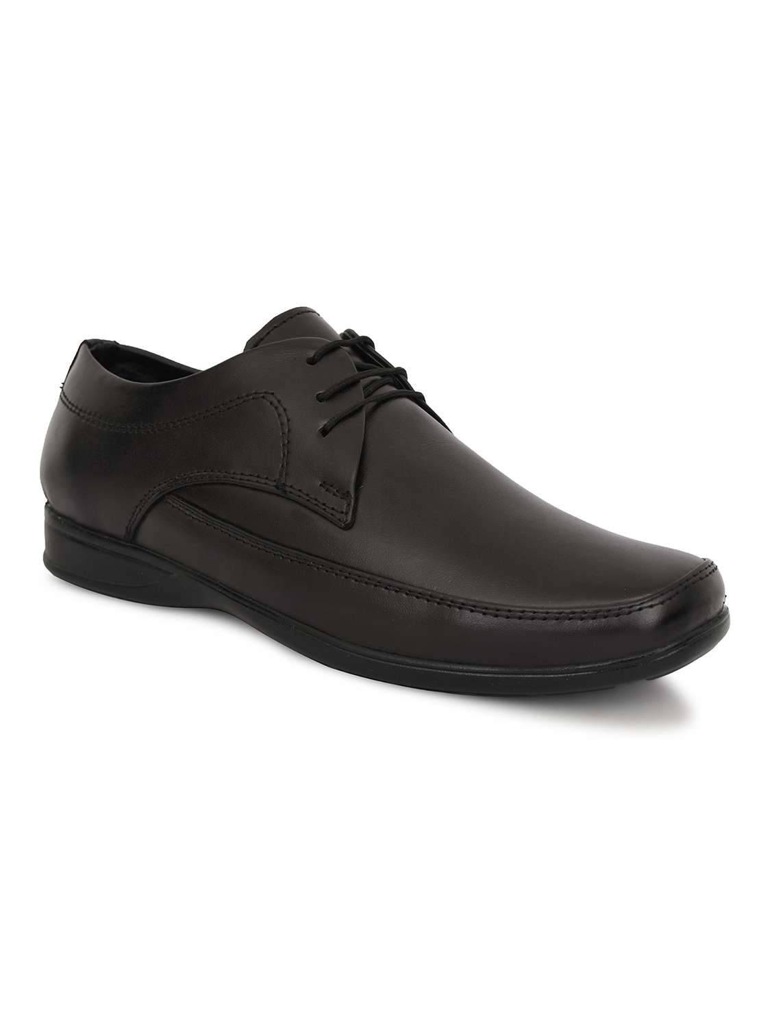 men solid lace up derby shoes - 22590327 -  Standard Image - 3
