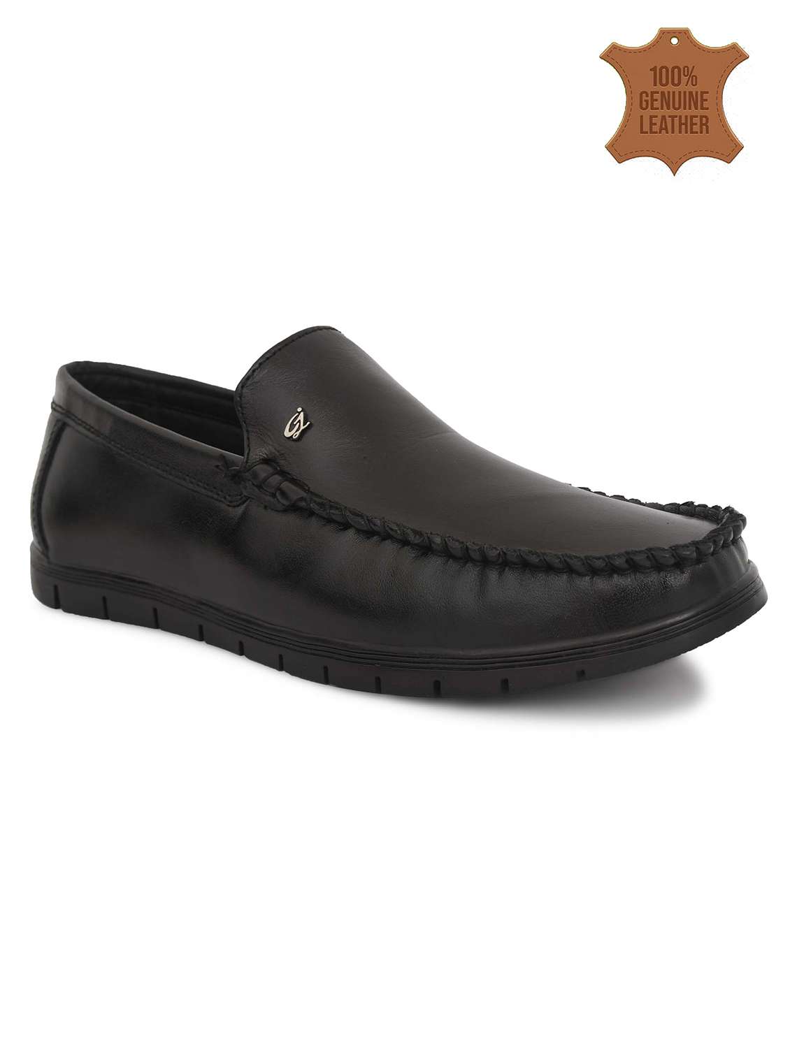 Men Solid Slip On Loafers - 22590330 -  Standard Image - 3
