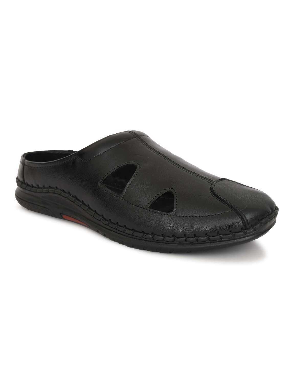 men solid slip on sandal - 22590519 -  Standard Image - 3