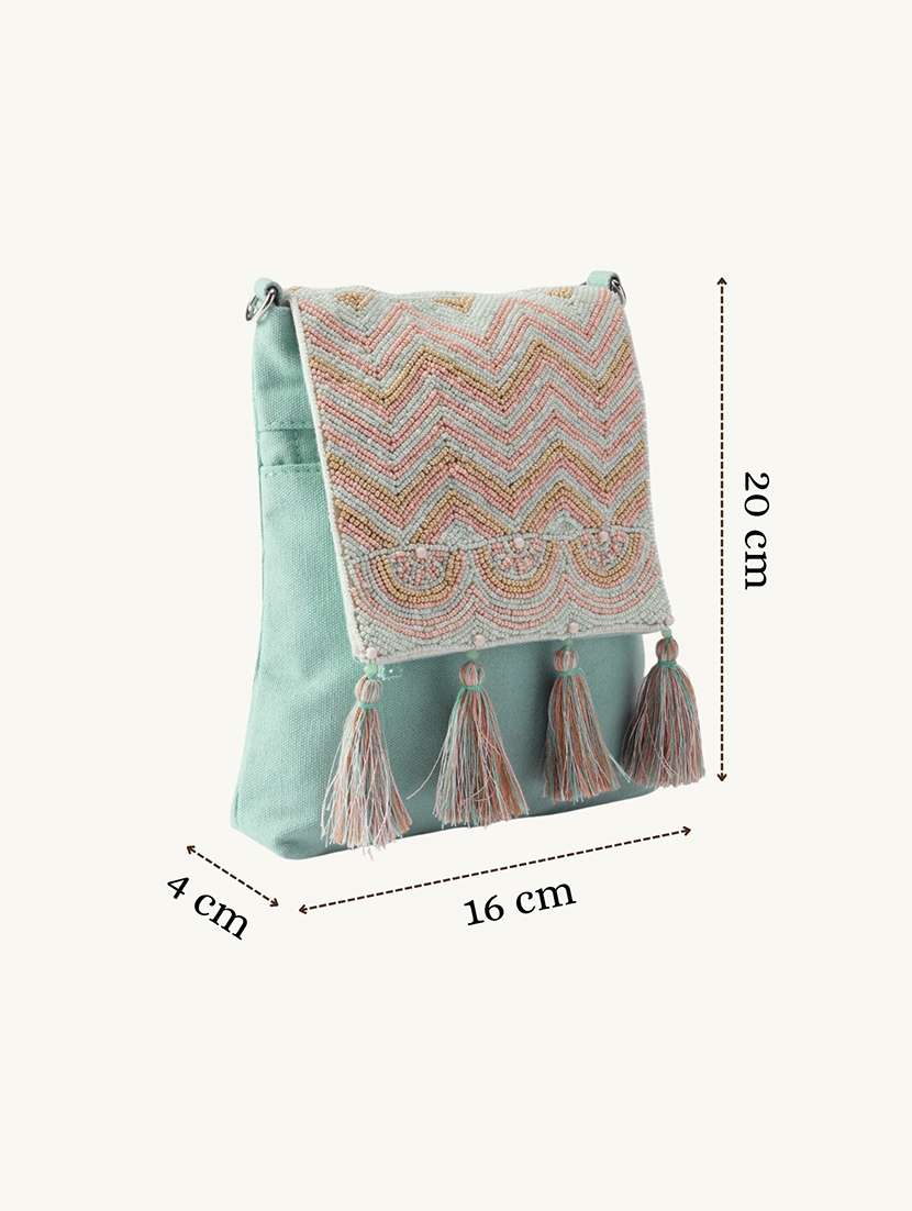 women embellished sling bag - 22590554 -  Standard Image - 3
