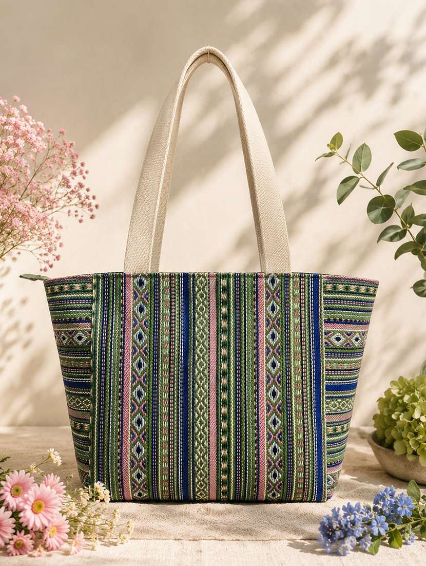 women embroidered regular tote bag