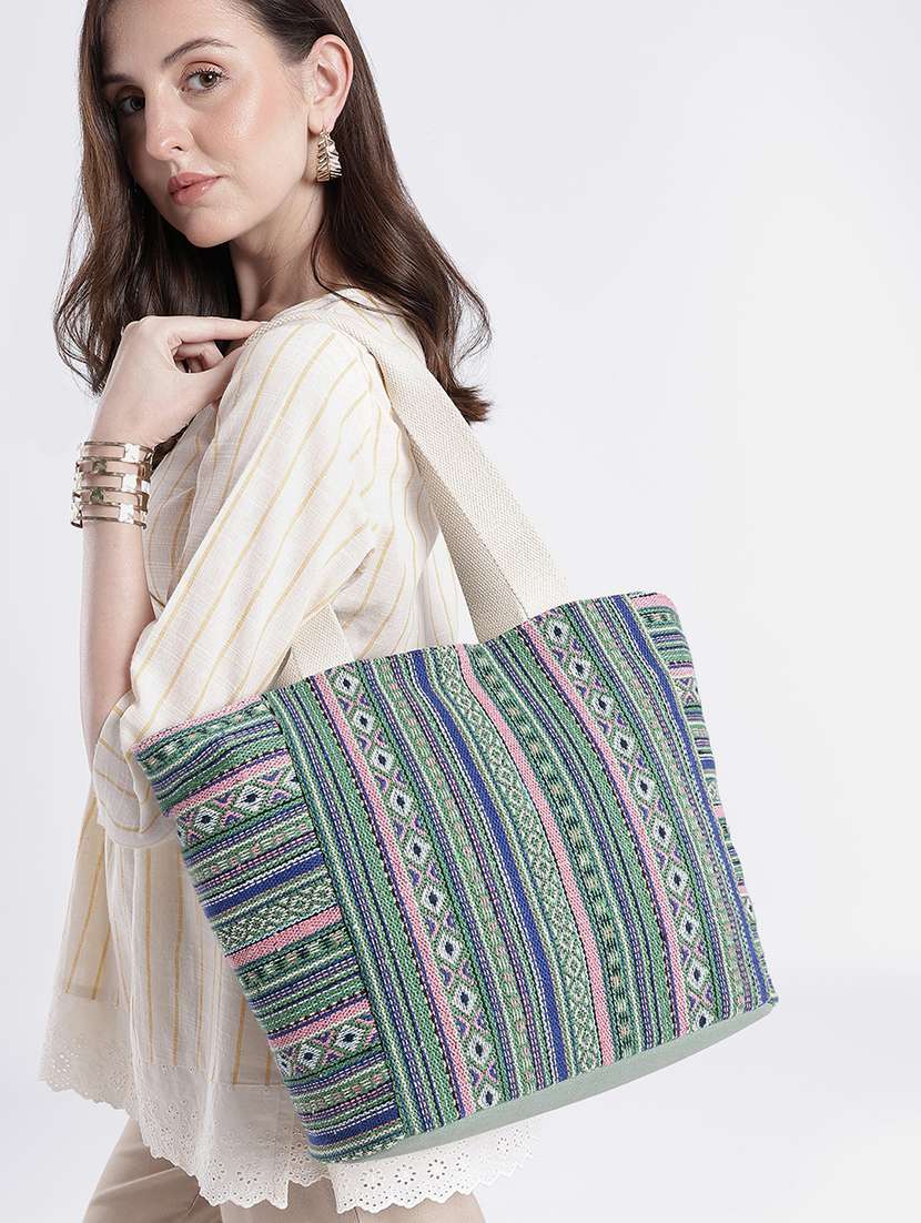 women embroidered regular tote bag - 22590687 -  Standard Image - 3
