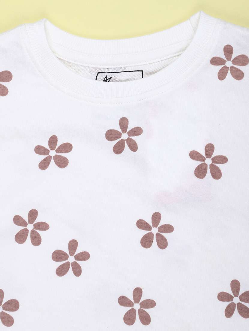 Girls Printed Long Sleeves Regular Sweatshirt - 22591799 -  Standard Image - 3