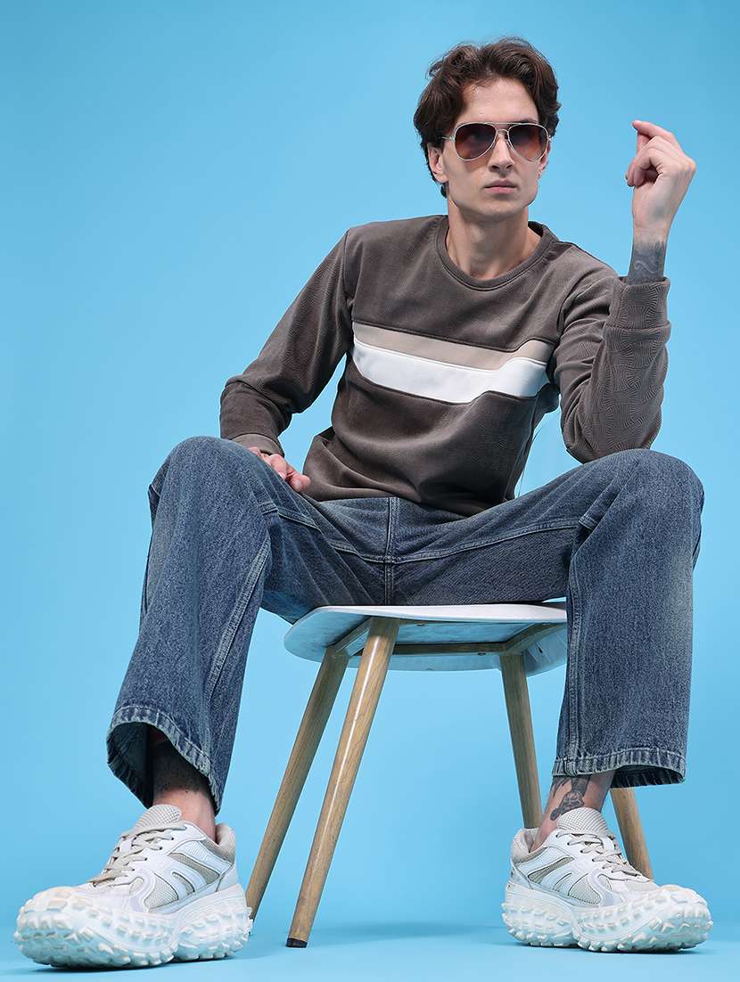 Men Washed Mid Rise Full Length Straight Jeans - 22592281 -  Standard Image - 5