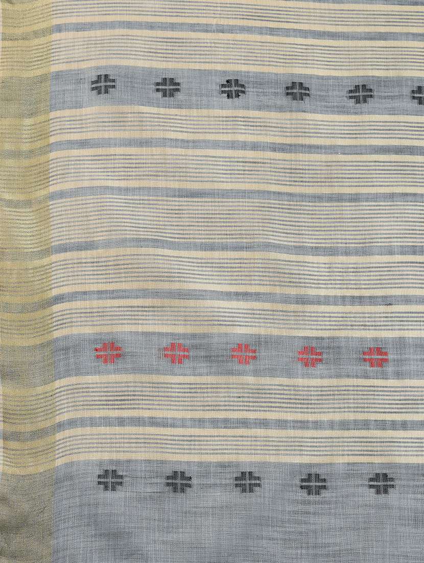 women self design handloom saree with blouse - 22592452 -  Standard Image - 5