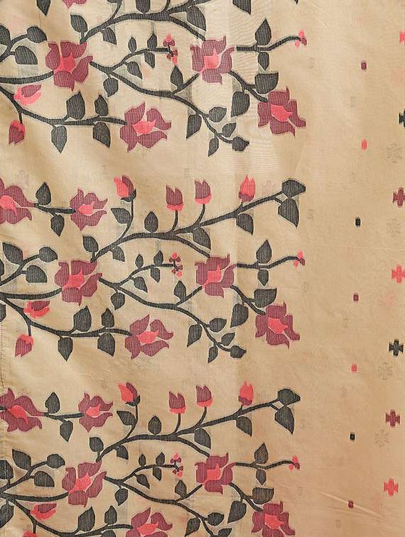 women self design handloom saree with blouse - 22592504 -  Standard Image - 5