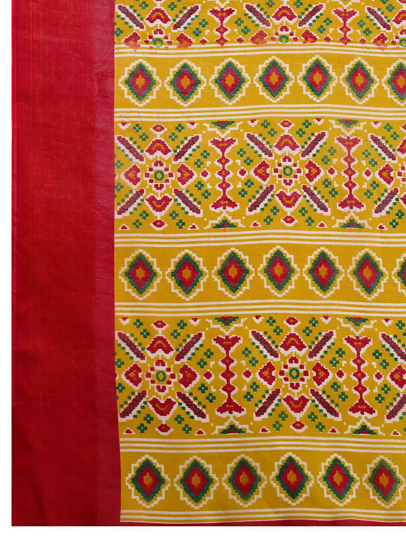 women printed patola saree with blouse - 22592572 -  Standard Image - 5