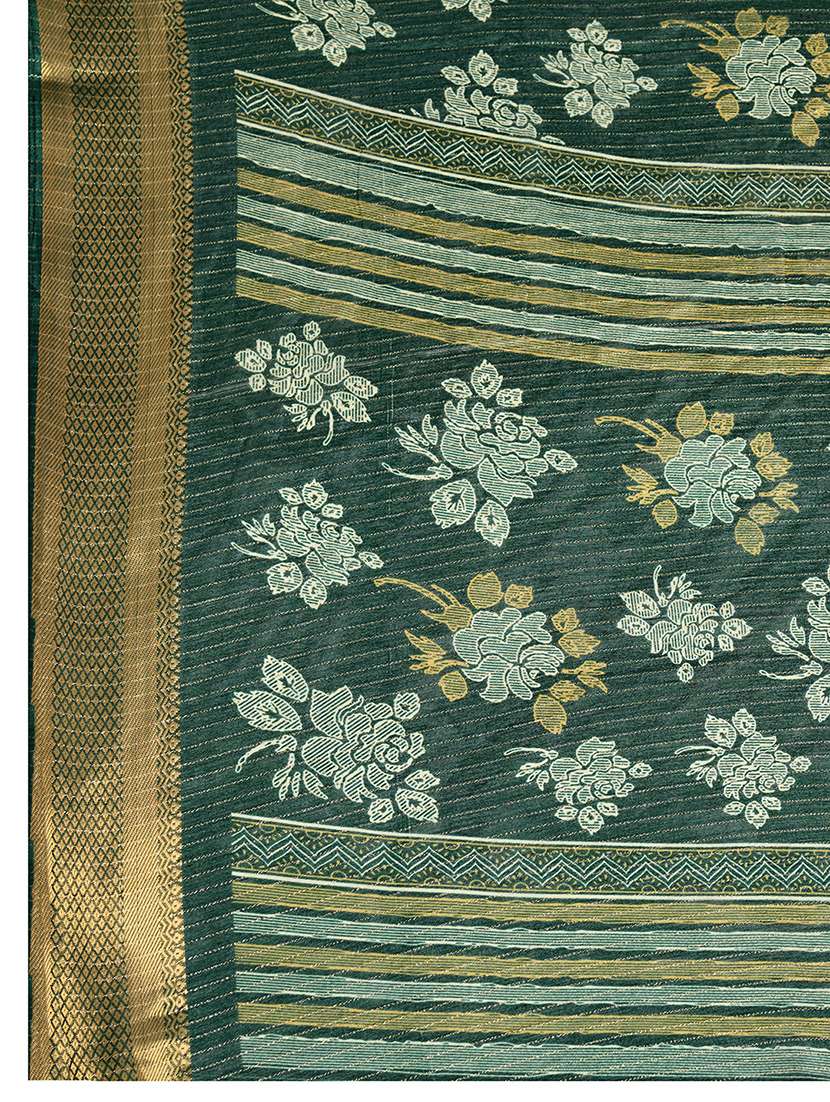 women floral printed saree with blouse - 22592606 -  Standard Image - 5