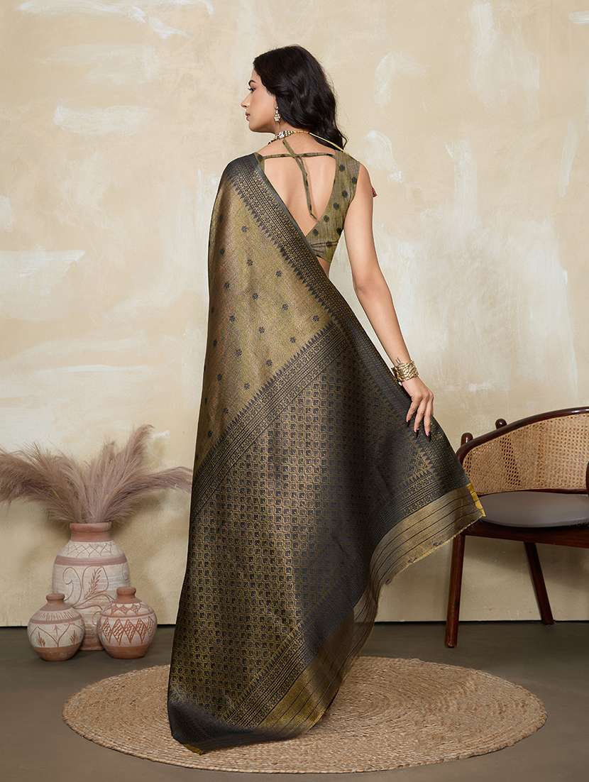 women self design bordered saree with blouse - 22592671 -  Standard Image - 3