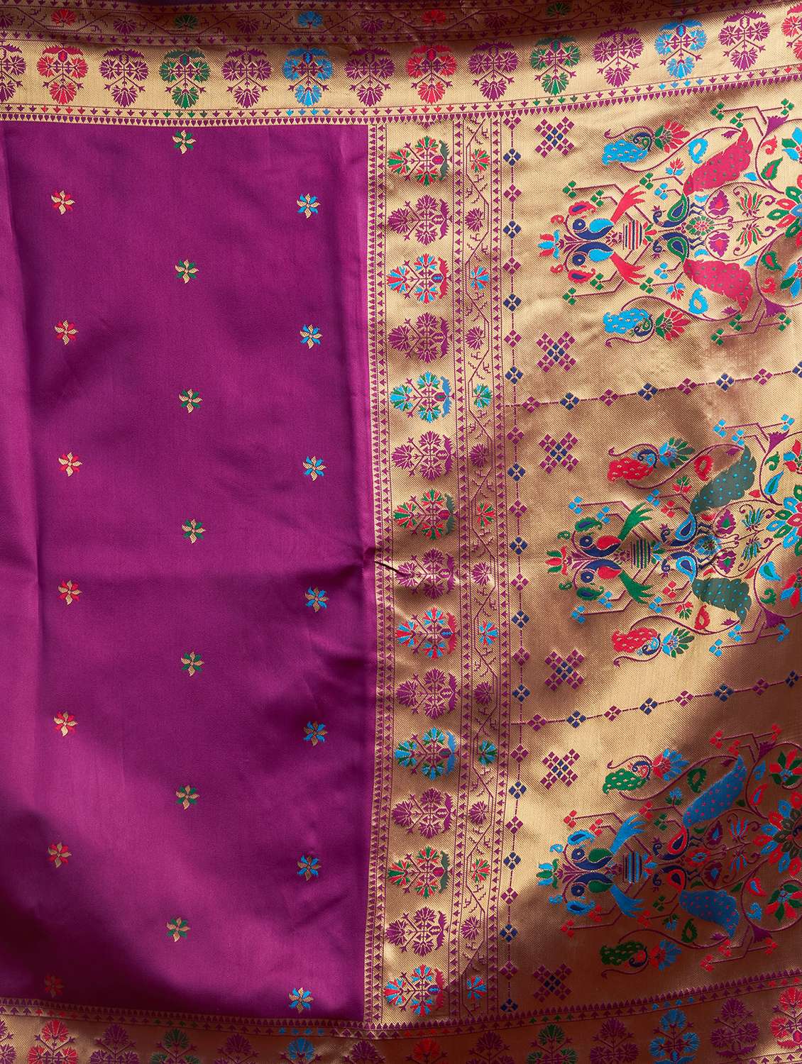 women self design paithani saree with blouse - 22593104 -  Standard Image - 5