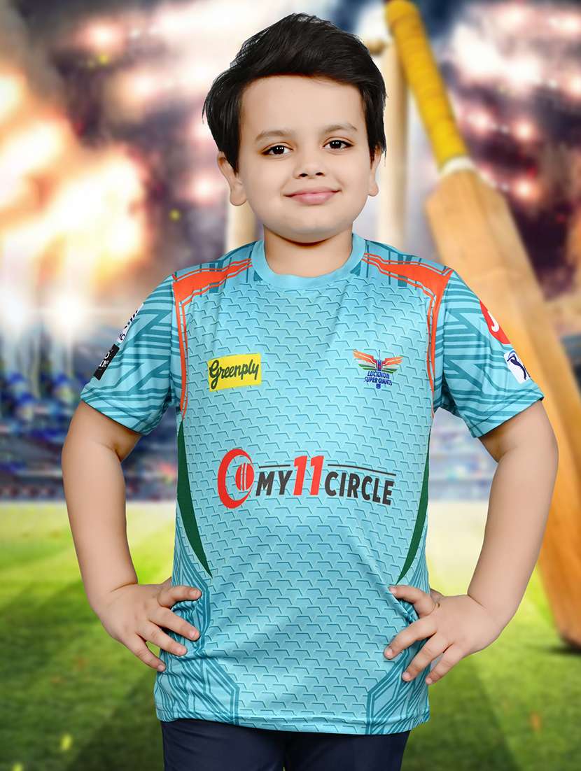 boys printed short sleeves sports t-shirt