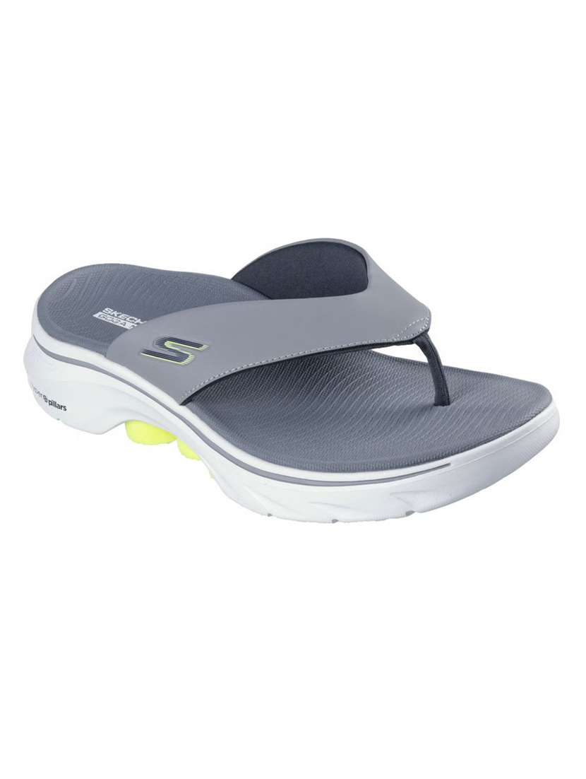 men solid toe separator slipper