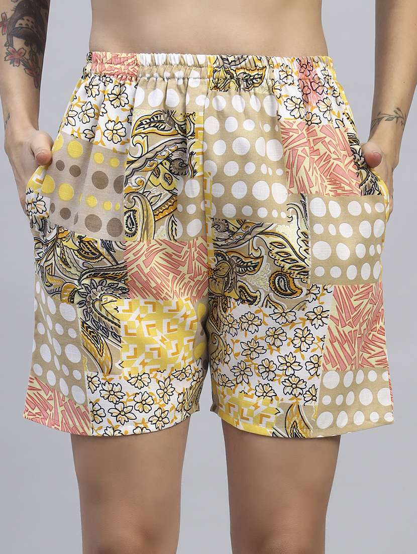 women printed short sleeves shirt and shorts set - 22594132 -  Standard Image - 5