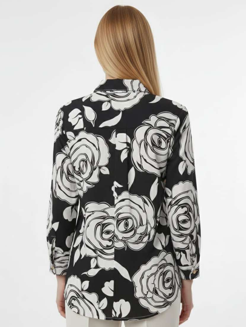 women printed long sleeves regular fit shirt - 22594204 -  Standard Image - 3
