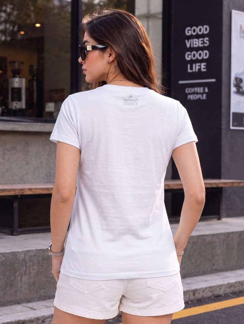 women printed short sleeve regular fit t-shirt - 22594497 -  Standard Image - 3