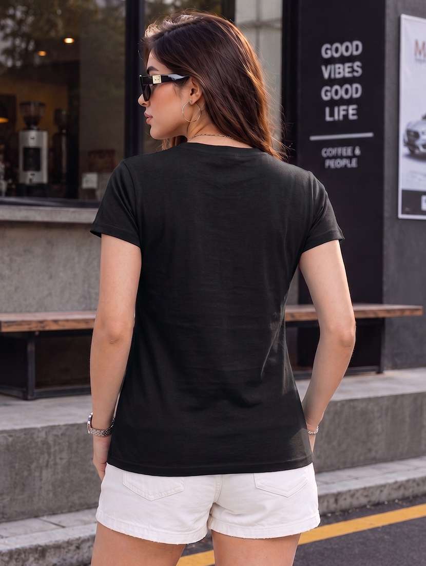 women printed short sleeve regular fit t-shirt - 22594501 -  Standard Image - 3