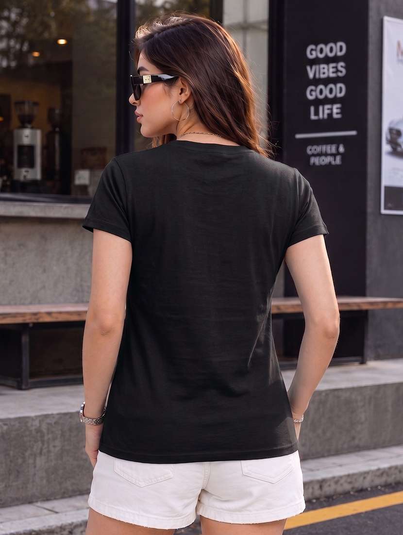 women printed short sleeve regular fit t-shirt - 22594506 -  Standard Image - 3
