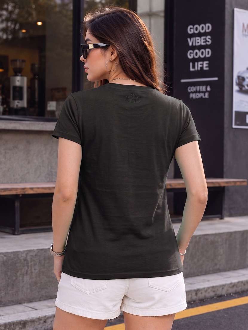 women printed short sleeve regular fit t-shirt - 22594510 -  Standard Image - 3