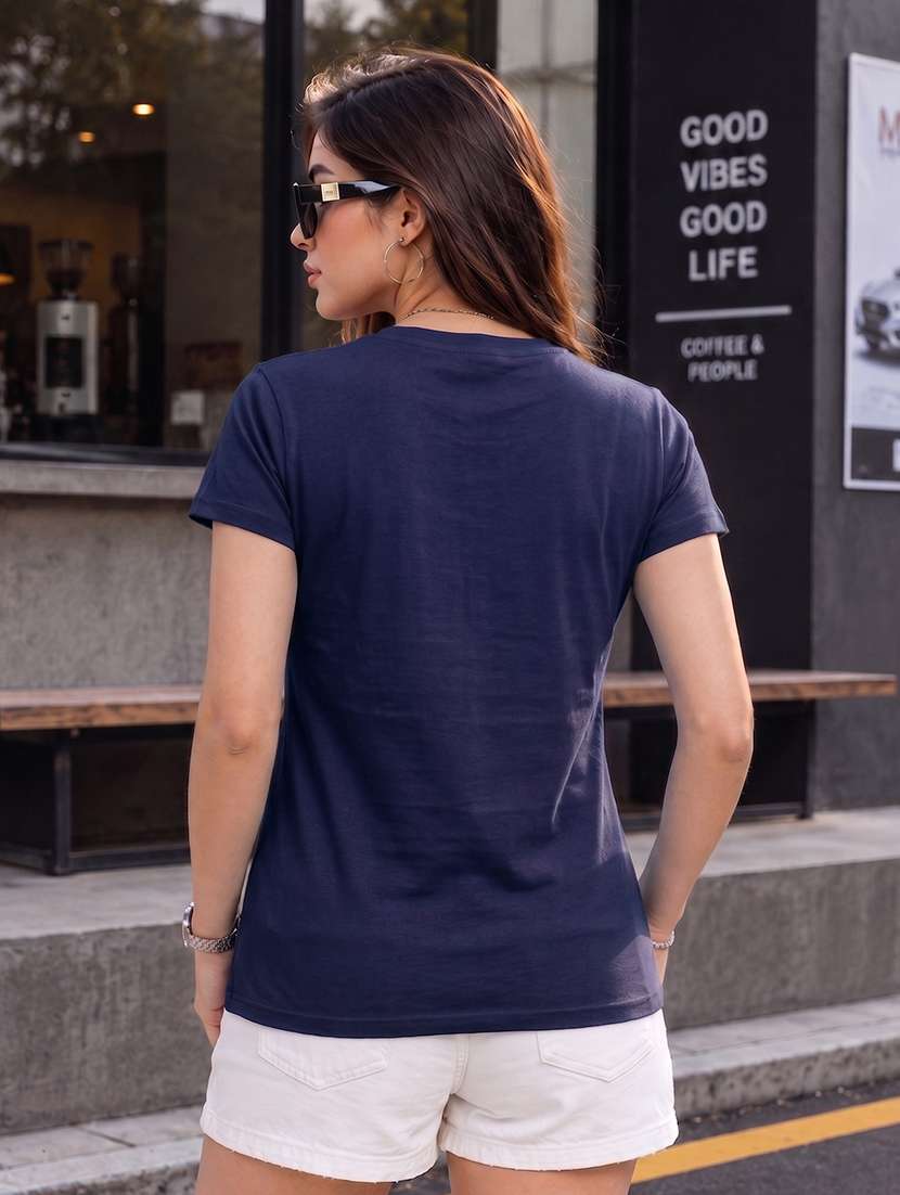 women printed short sleeve regular fit t-shirt - 22594514 -  Standard Image - 3