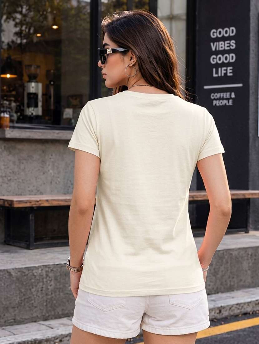 women printed short sleeve regular fit t-shirt - 22594525 -  Standard Image - 3