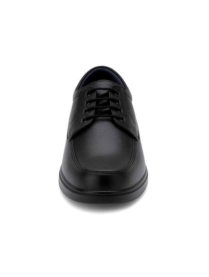 men solid lace up formal shoes - 22594536 -  Standard Image - 3