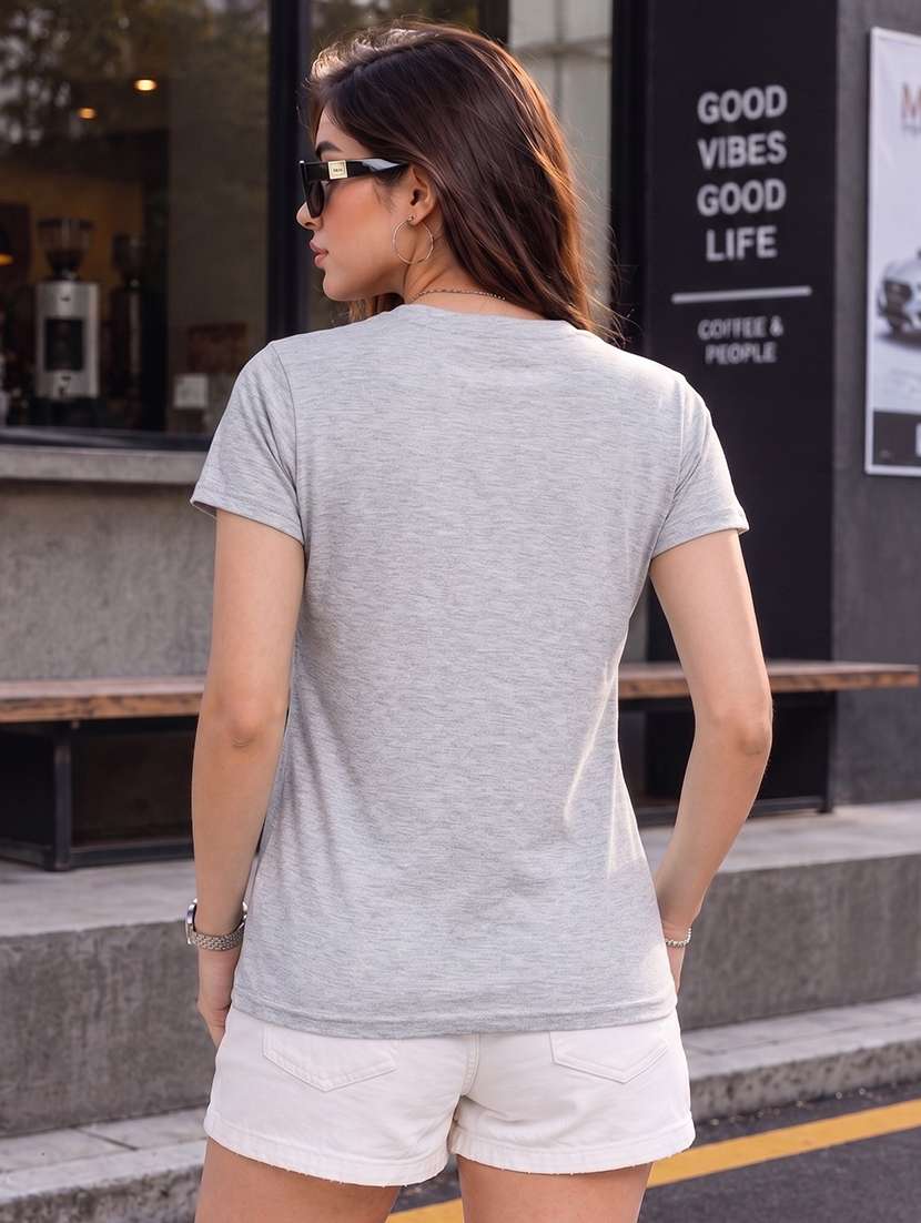 women printed short sleeve regular fit t-shirt - 22594538 -  Standard Image - 3