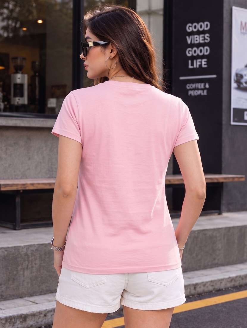 women printed short sleeve regular fit t-shirt - 22594540 -  Standard Image - 3